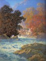 yxf0230h empaste pinturas gruesas impresionismo río